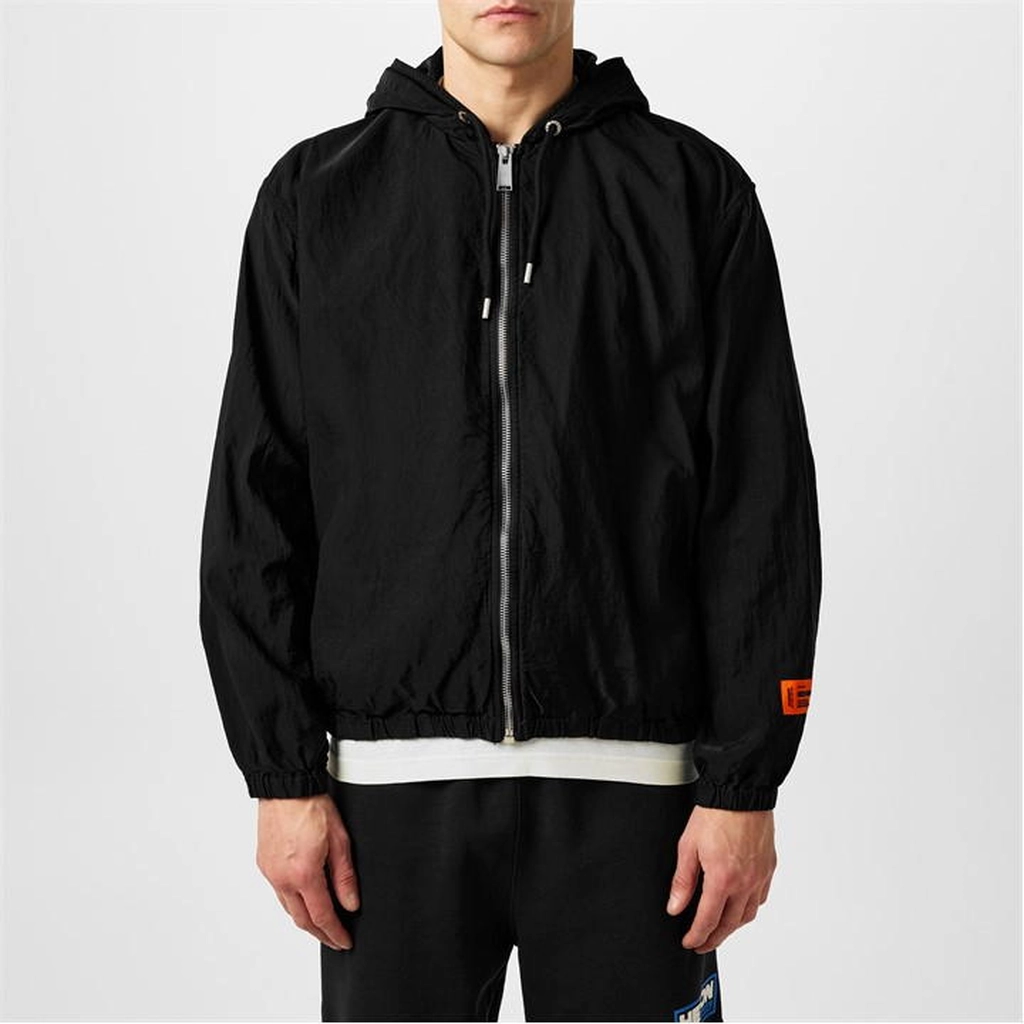 Heron Preston Tape Washed Windbreaker - Black